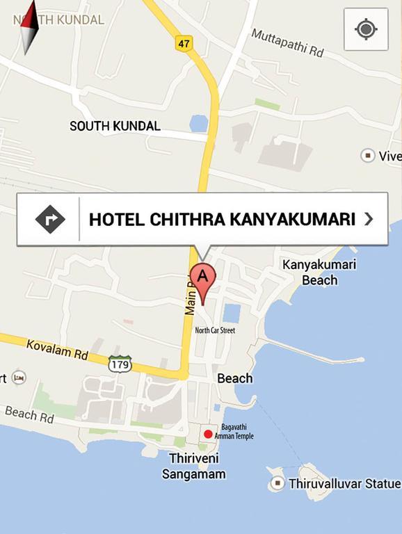 Hotel Chithra Kanjakumari Kültér fotó